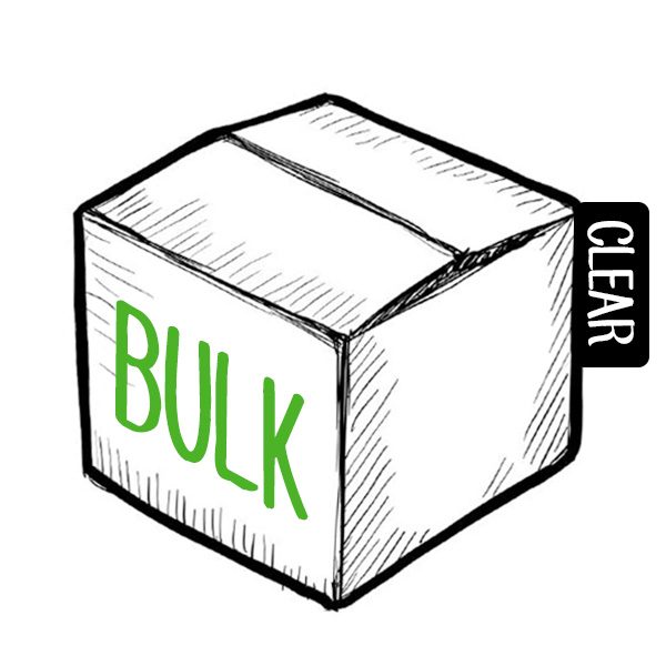 .15 oz Round Lip Balm Containers Clear, Bulk Packs