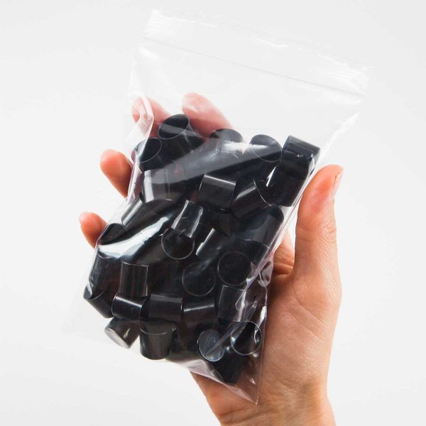 .15 oz Round Lip Balm Containers Black, 50 Pack - Image 7