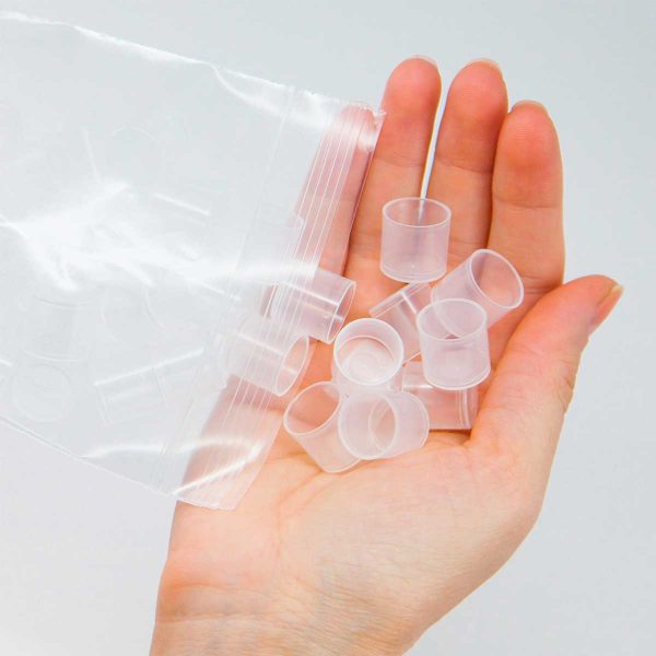 .15 oz Round Lip Balm Containers Clear, 50 Pack - Image 8