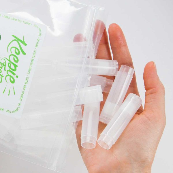 .15 oz Round Lip Balm Containers Clear, 50 Pack - Image 6