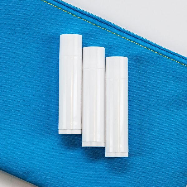 .15 oz Round Lip Balm Containers White, 50 Pack - Image 5