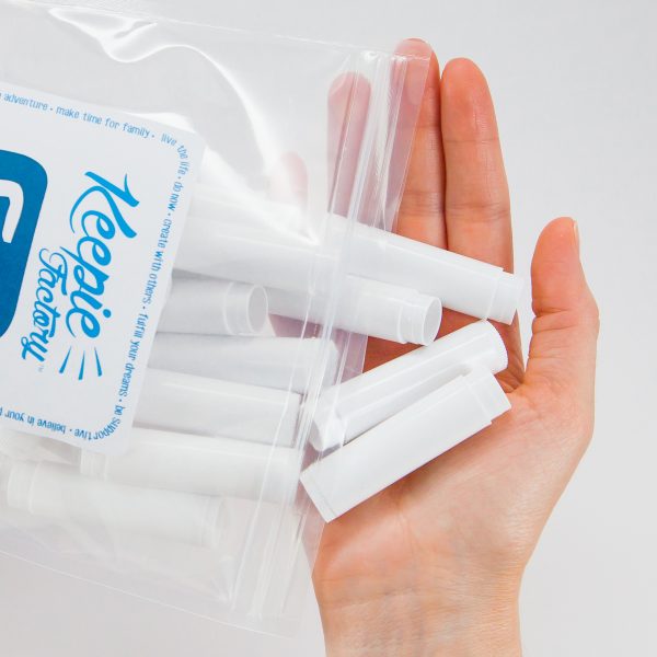 .15 oz Round Lip Balm Containers White, 50 Pack - Image 7