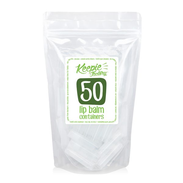 .15 oz Round Lip Balm Containers Clear, 50 Pack