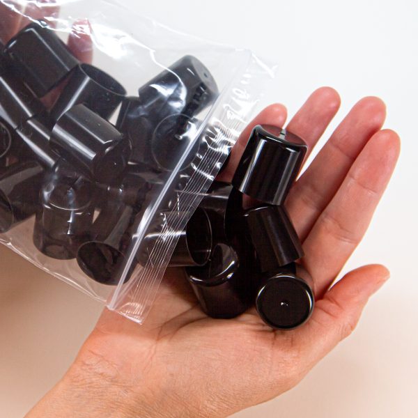 .50 oz BIG Round Lip Balm Containers Black, 30 Pack - Image 10